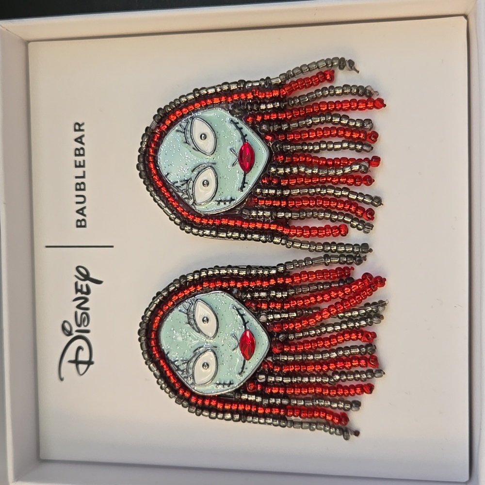 BaubleBar x Disney Beaded Earrings, Sally Nightmare Before Christmas, NWT - Picture 3 of 7
